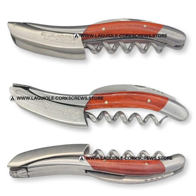laguiole corckscrew with red heart wood