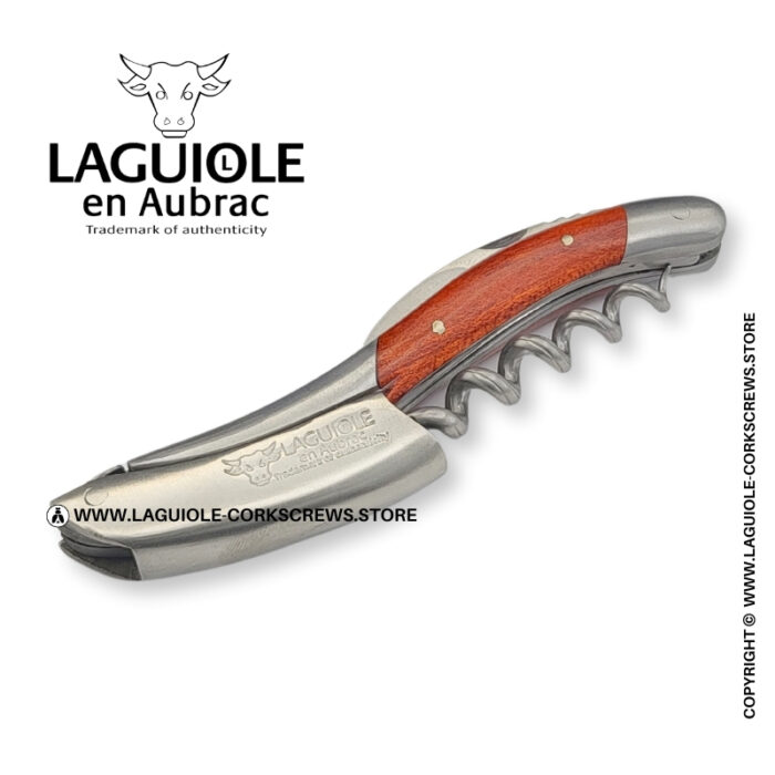laguiole corckscrew with red heart wood