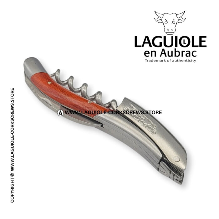 laguiole corckscrew with red heart wood