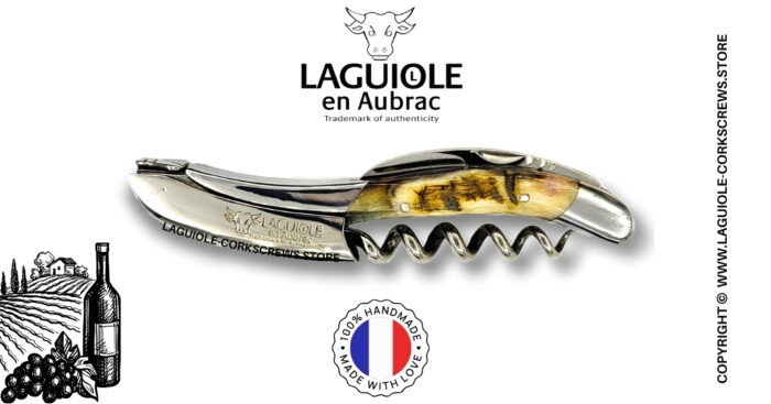 laguiole corkscrew ram horn