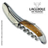 laguiole corckscrew with walnut wood handle