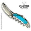 laguiole corkscrew with blue camel bone