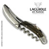 laguiole corkscrew with bog wood handle