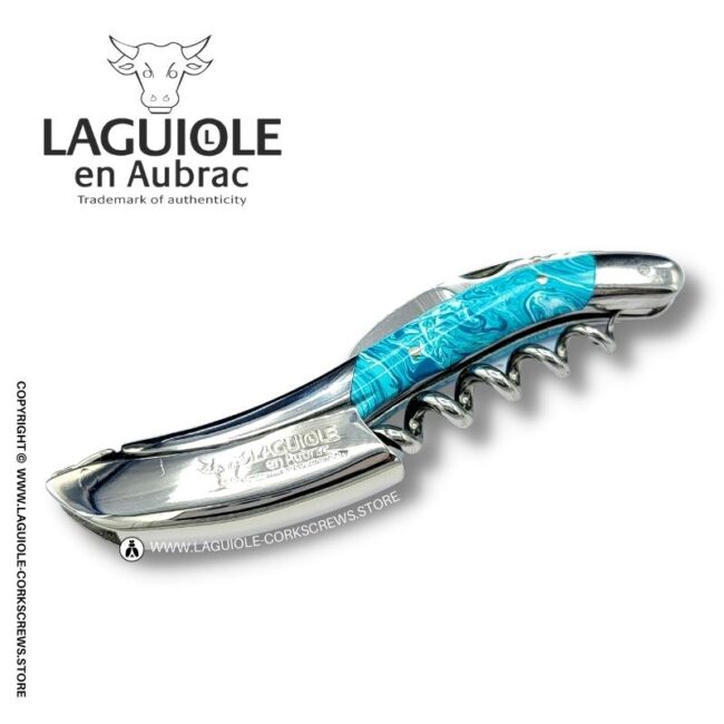 laguiole corkscrew larimar stone