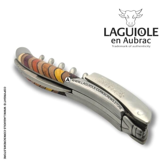 laguiole corkscrew puzzle marquetry wavy