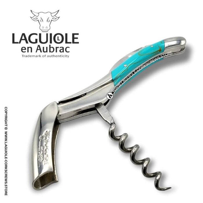 laguiole corkscrew turquoise stone
