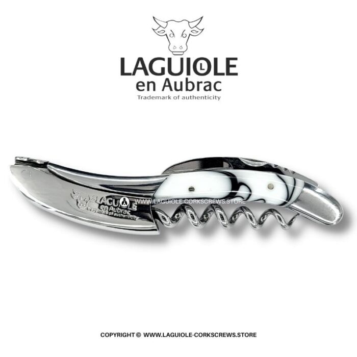laguiole corkscrew white acrylic