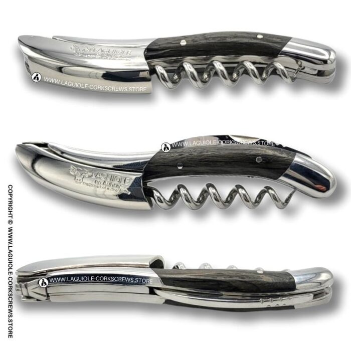 laguiole corkscrew with bog wood handle