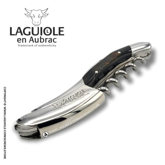 laguiole corkscrew bark of buffalo horn