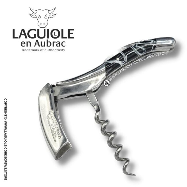 laguiole corkscrew black acrylic