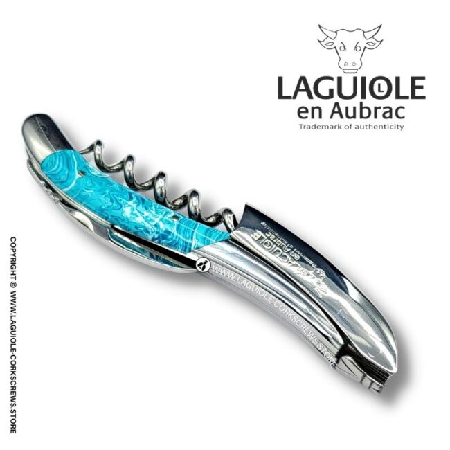 laguiole corkscrew larimar stone