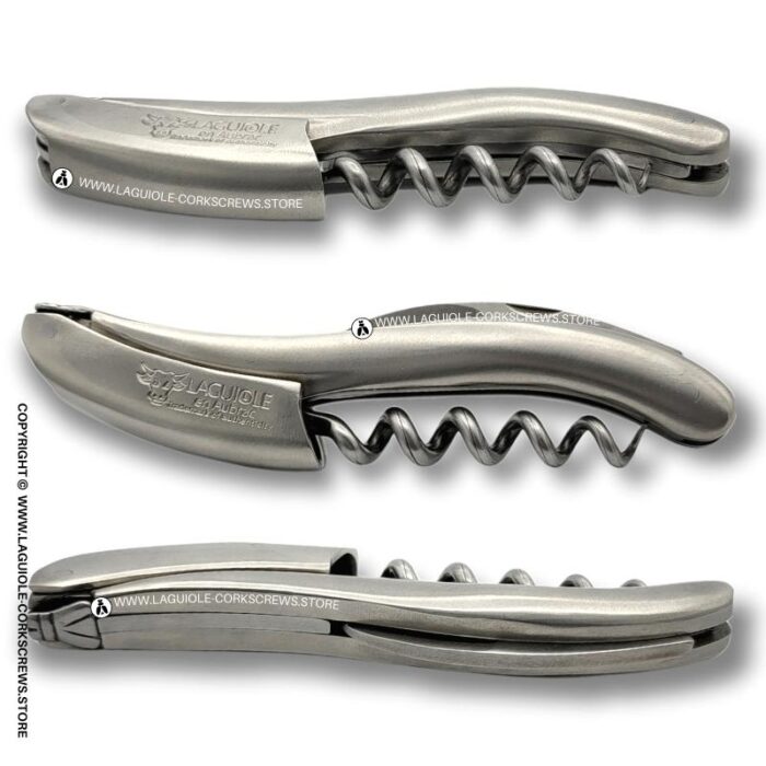 laguiole corkscrew matte stainless steel