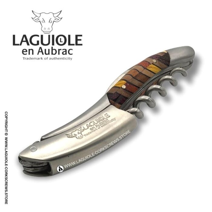 laguiole corkscrew puzzle marquetry wavy