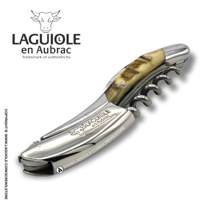 laguiole corkscrew ram horn