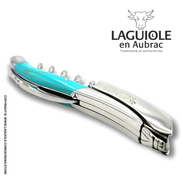laguiole corkscrew turquoise stone