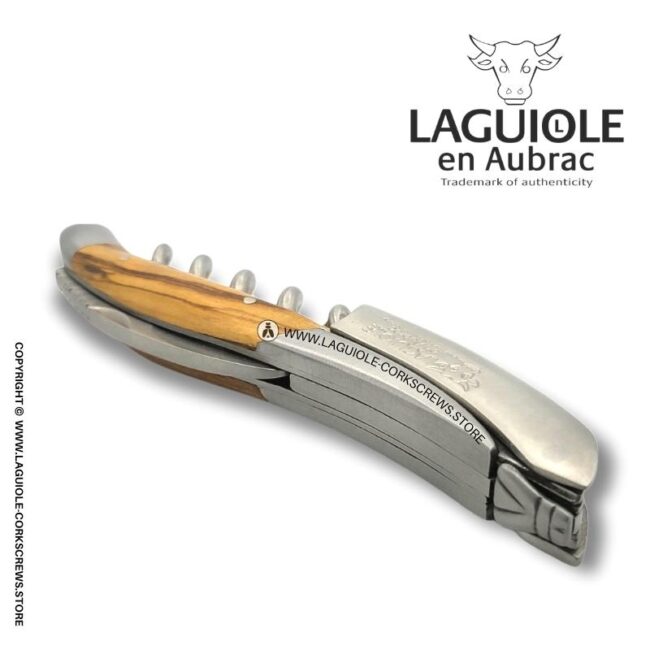 laguiole corkscrew olive wood