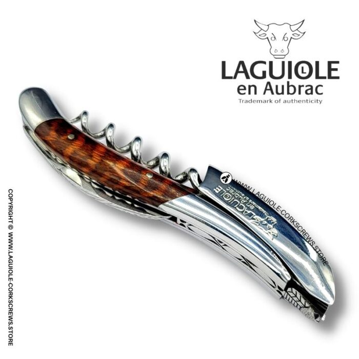 laguiole corkscrew prestige bee snakewood