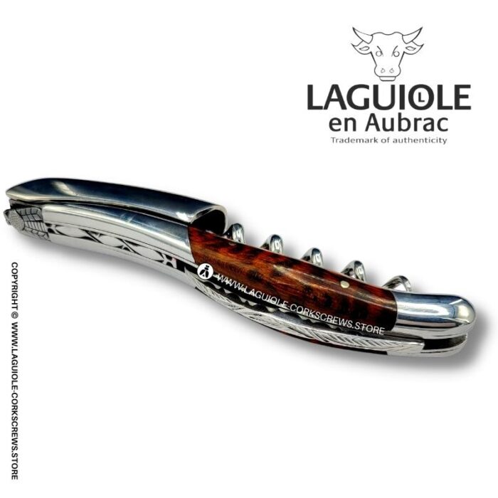 laguiole corkscrew prestige bee snakewood