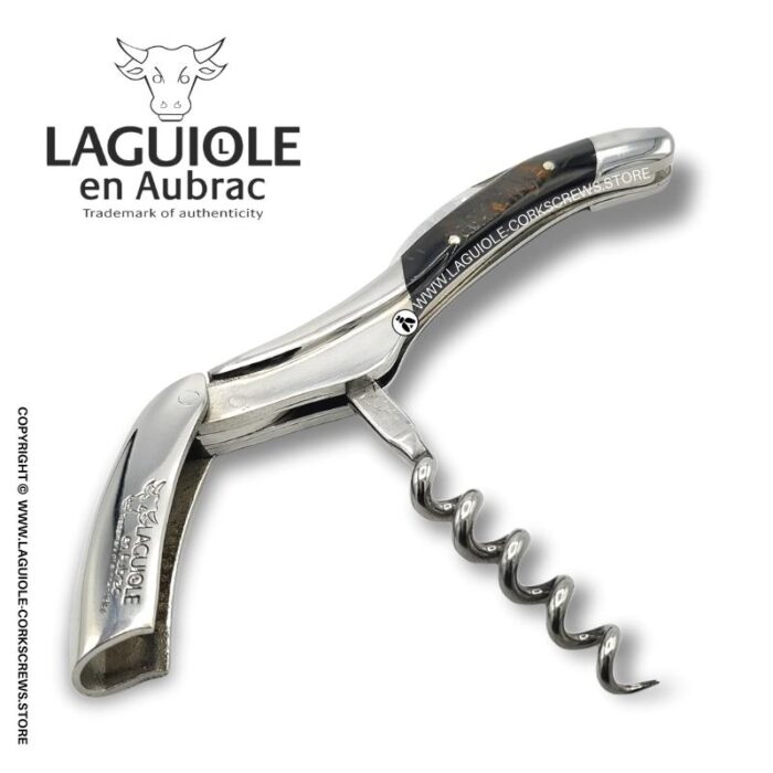 laguiole corkscrew bark of buffalo horn