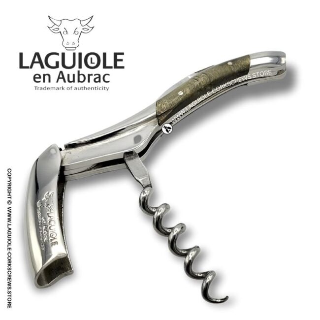 laguiole corkscrew black poplar burl