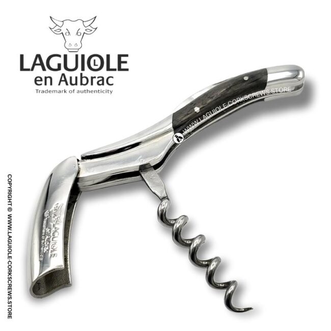 laguiole corkscrew with bog wood handle