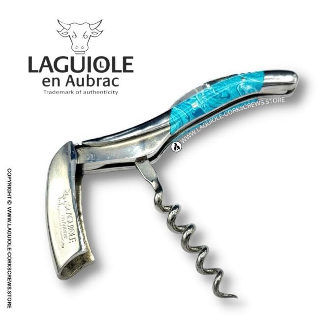 laguiole corkscrew larimar stone