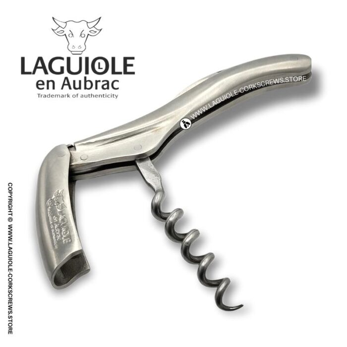 laguiole corkscrew matte stainless steel