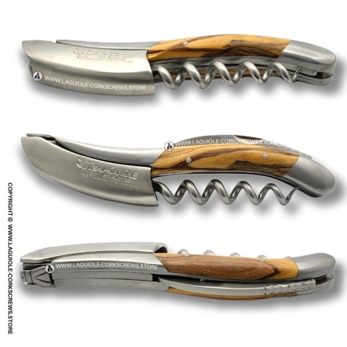 laguiole corkscrew olive wood