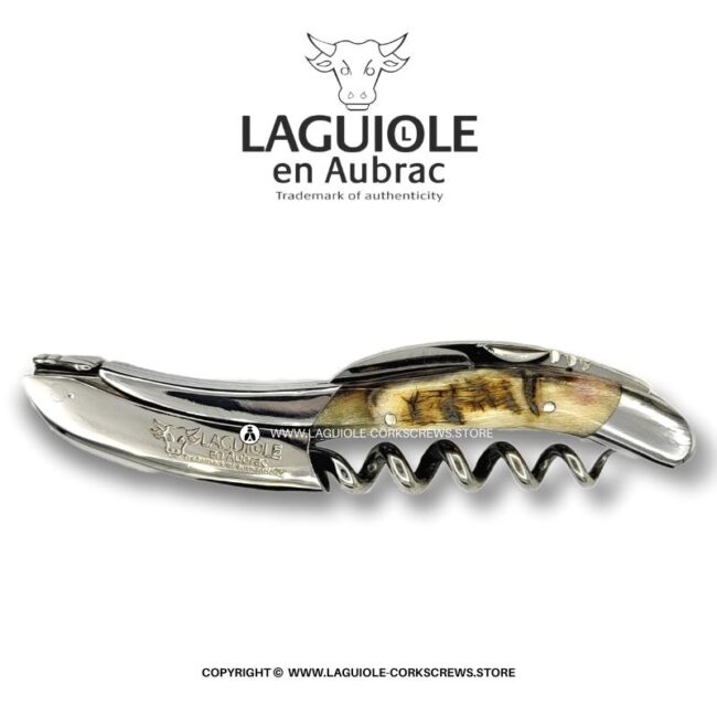 laguiole corkscrew ram horn