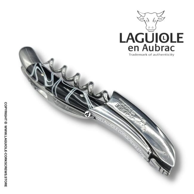 laguiole corkscrew black acrylic