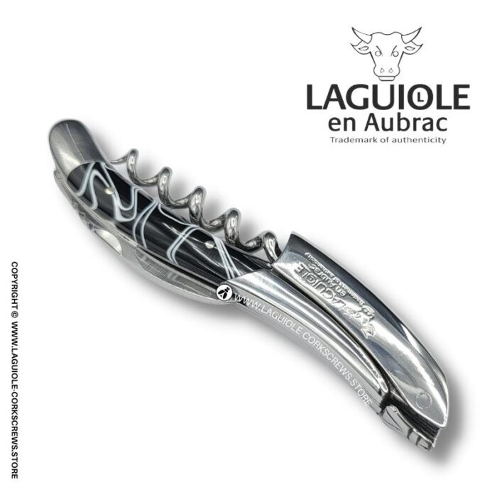 laguiole corkscrew black acrylic