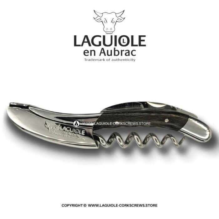 laguiole corkscrew with bog wood handle