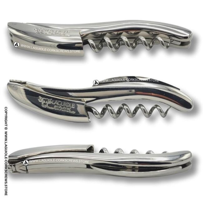 laguiole corkscrew polished stainless steel