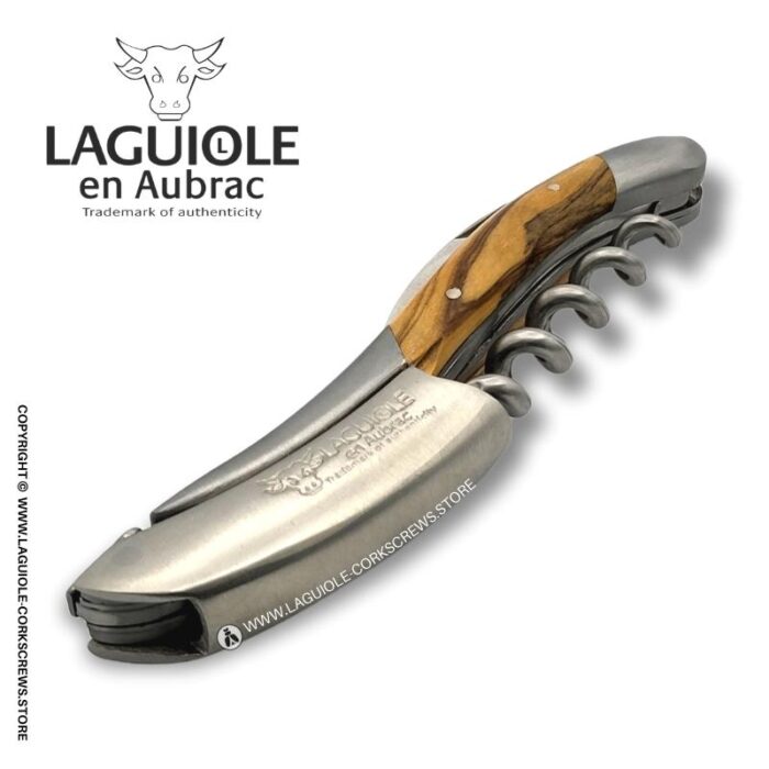 laguiole corkscrew olive wood