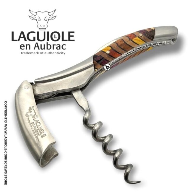 laguiole corkscrew puzzle marquetry wavy