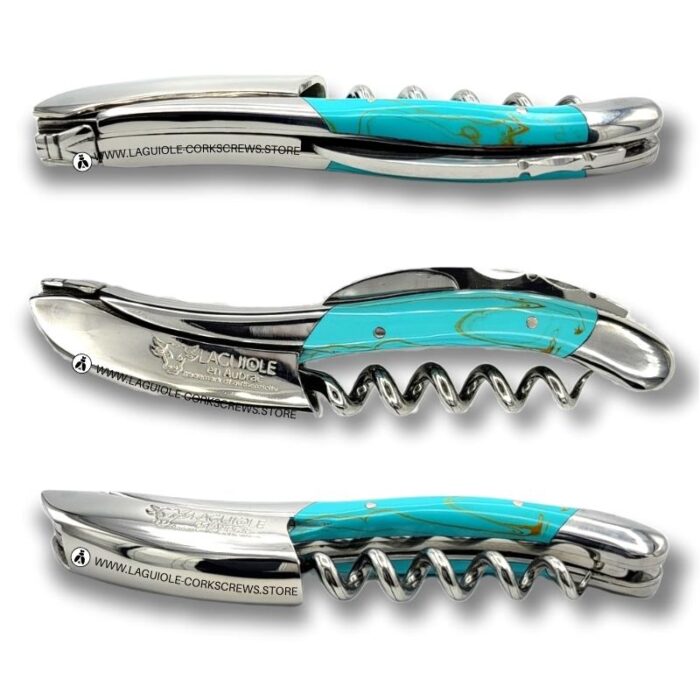 laguiole corkscrew turquoise stone