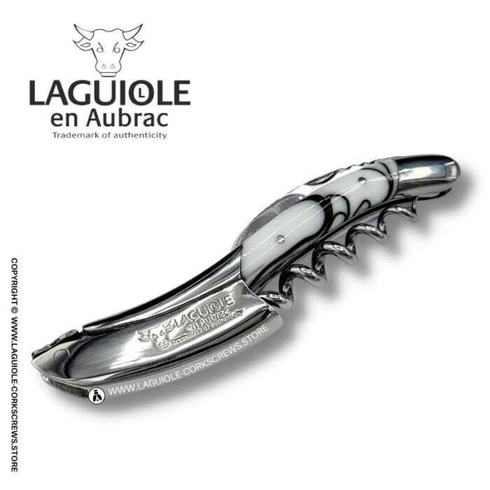 laguiole corkscrew white acrylic