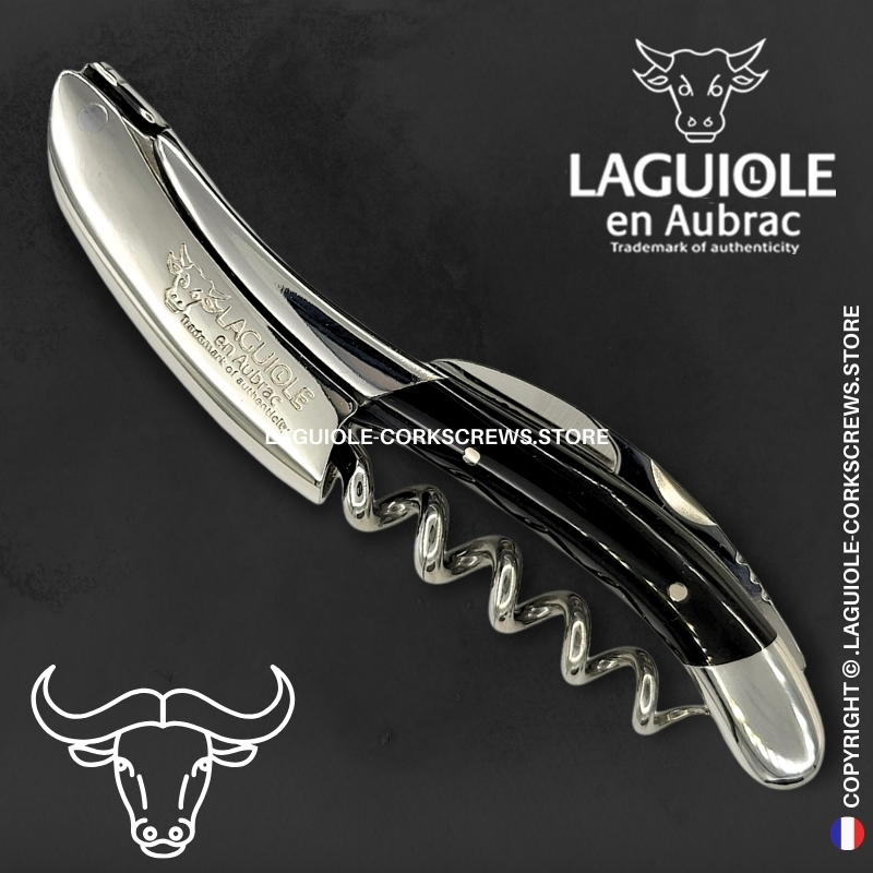 laguiole sommelier knife with buffalo horn handle