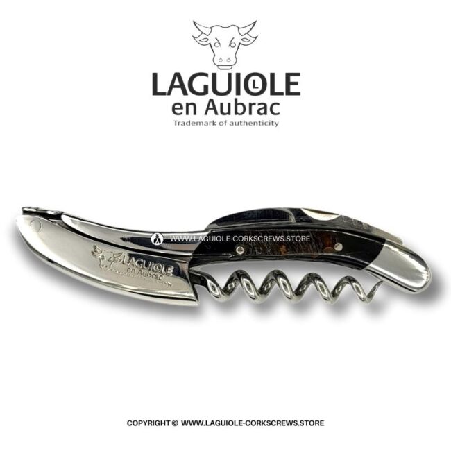 laguiole corkscrew bark of buffalo horn