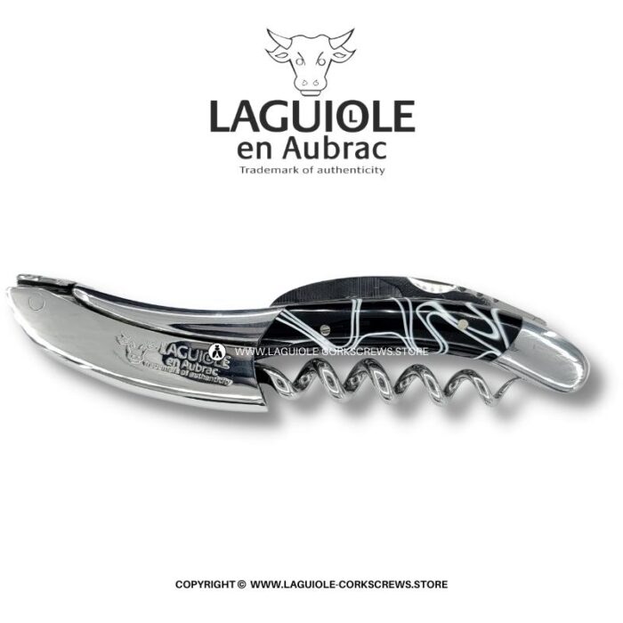 laguiole corkscrew black acrylic