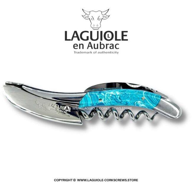 laguiole corkscrew larimar stone