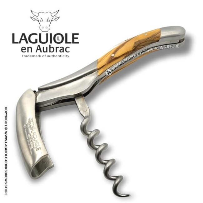 laguiole corkscrew olive wood