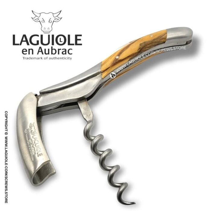 laguiole corkscrew olive wood