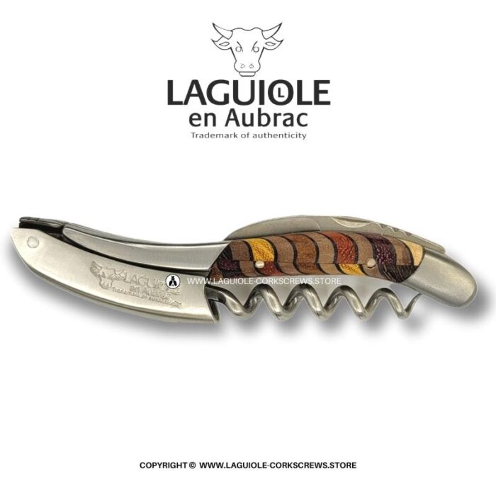 laguiole corkscrew puzzle marquetry wavy