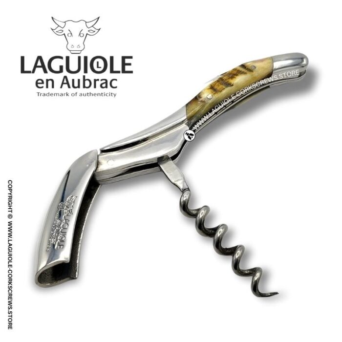 laguiole corkscrew ram horn