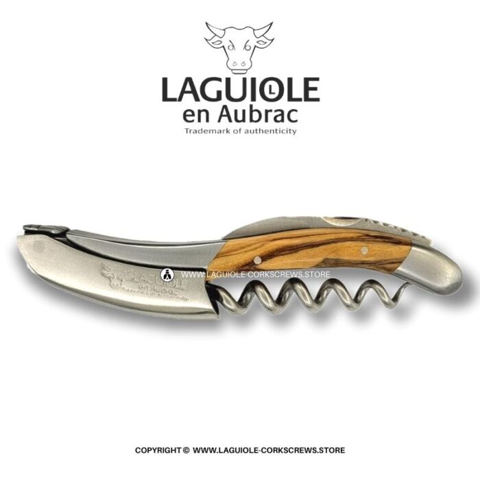 laguiole corkscrew olive wood