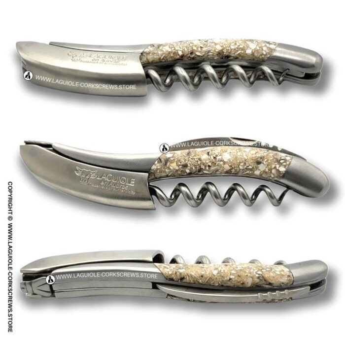 laguiole corkscrew oyster shells