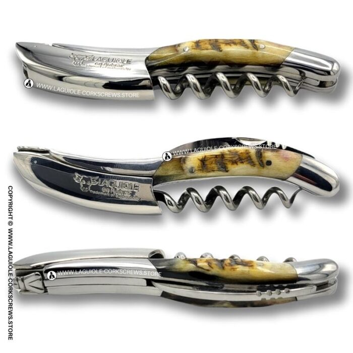 laguiole corkscrew ram horn