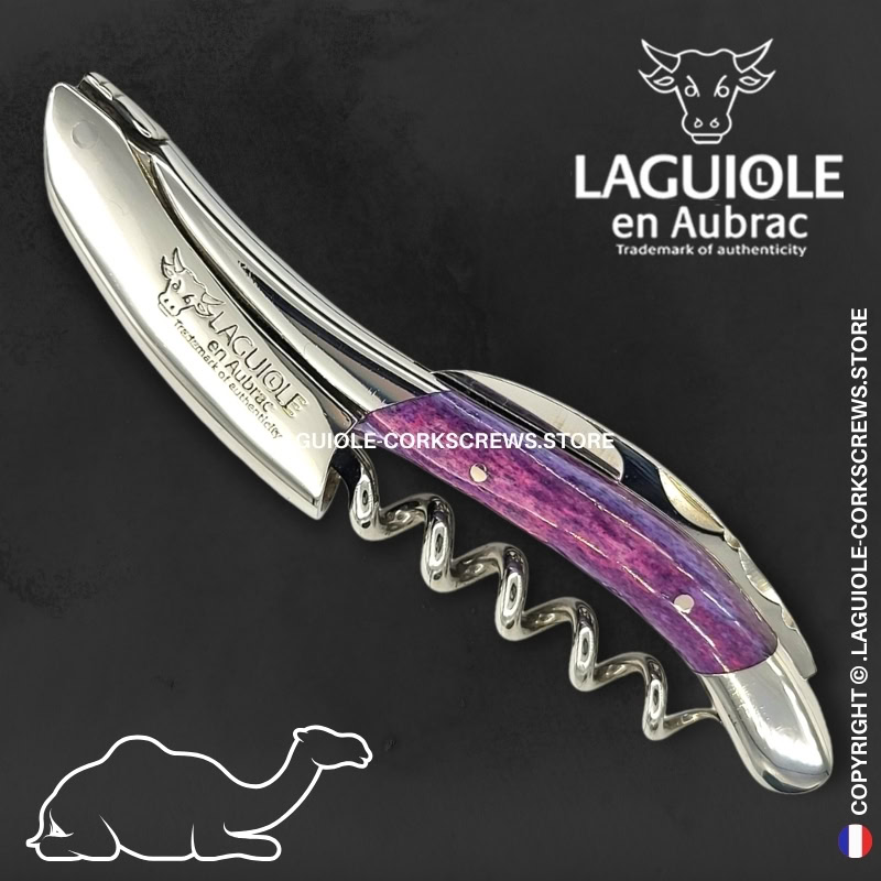 purple camel bone corkscrew