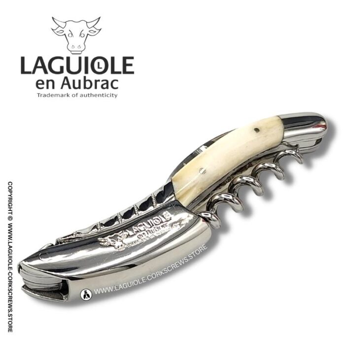 twisted laguiole corkscrew cattle bone